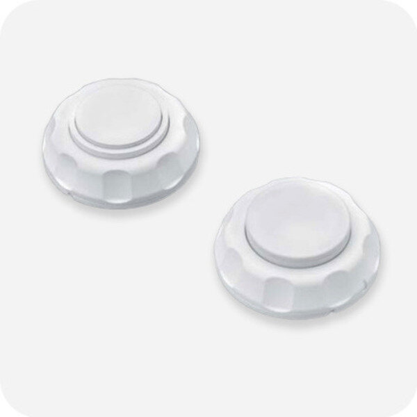 Arrêt de porte magnétique blanc