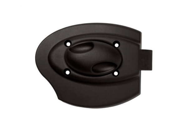 Poignée intérieure CARAVAN droite, noire, sans barillet