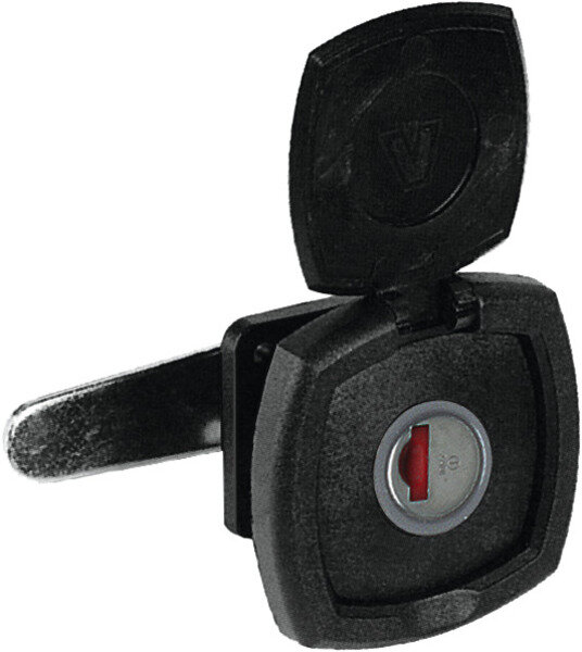 PushLock quadrate black without cylinder and key