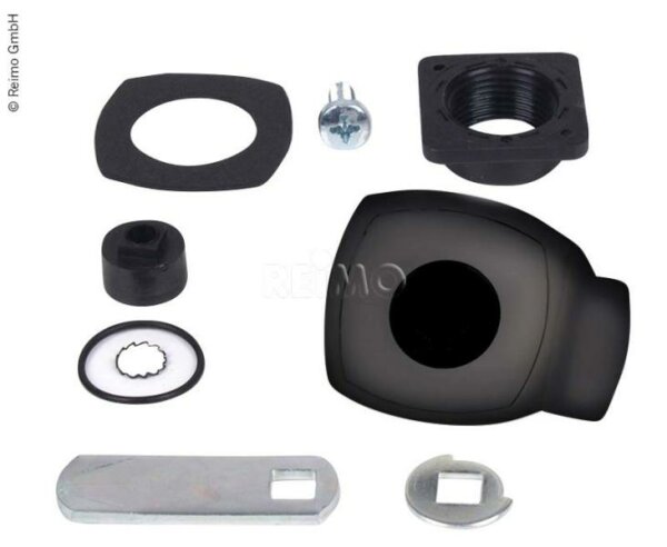 pe r+clé avec capuchon noir sans cylindre+clé avec capuchon