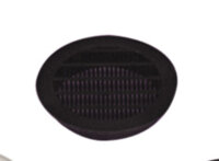 Ventilation grille Ø 100 mm - brown