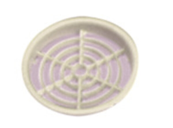 Möbellüftungsgitter 60 mm - Rund - Creme