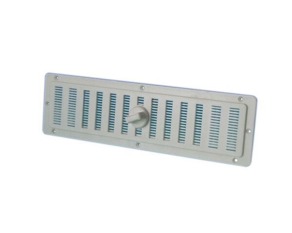 Ventilateur coulissant 250x70mm, couleur ivoire