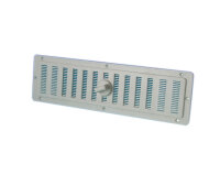 Ventilateur coulissant 250x70mm, couleur ivoire