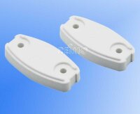 Plaque de rondelle plastique blanc 2 pcs.