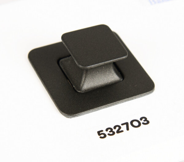 Push Lock push button furniture lock, dark grey matt