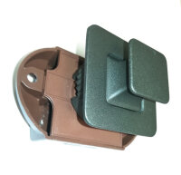 Push Lock push button furniture lock, dark grey matt