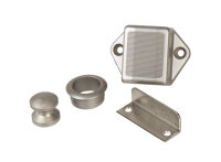 Möbelschloß Push Lock Mini - Vernickelt