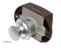 Push Lock Rosette - Chrompoliert & quadratisch