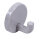 Hewi wall hook 40 mm light grey