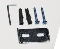 Patère double métal chromé rond 6 x...