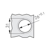 Topfscharnier Tiomos