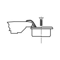 Topfscharnier Tiomos