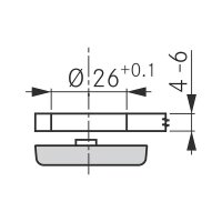 Topfscharnier Tiomos